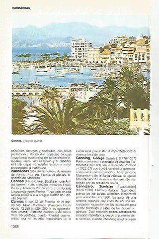 LAMINA 11199: Puerto de Cannes Francia