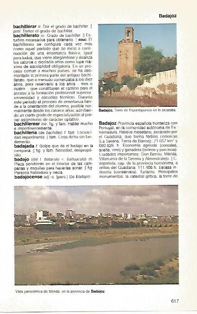 LAMINA 11207: Torre de Espantaperros Badajoz y vistas de Merida