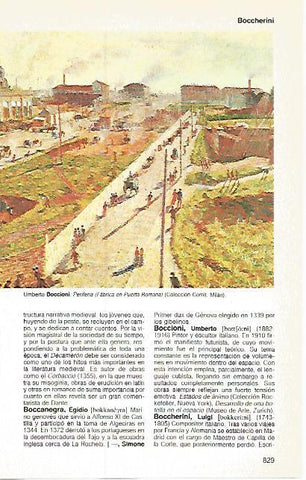 LAMINA 11230: Periferia por Umberto Boccioni