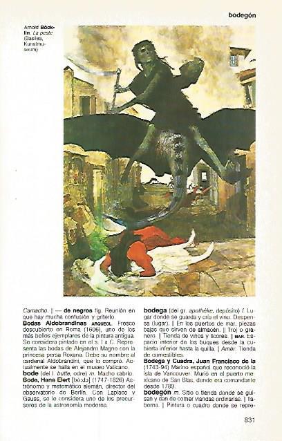 LAMINA 11231: La peste por A. Bocklin