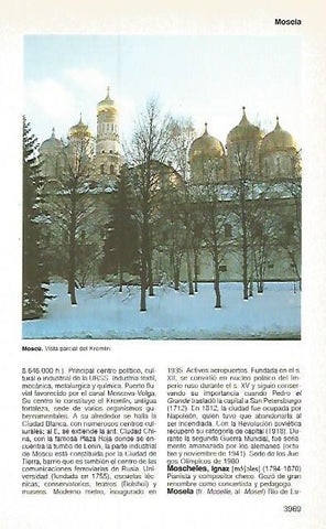LAMINA 11241: Vista parcial del Kremlim Moscu