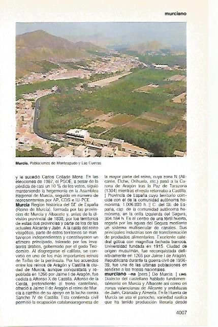 LAMINA 11248: Monteagudo y Las Cuevas Murcia