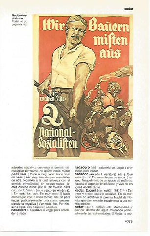 LAMINA 11251: Cartel de propaganda nazi