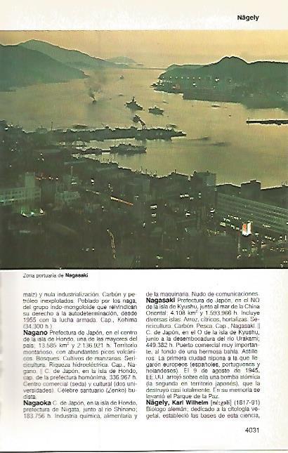 LAMINA 11252: Puerto de Nagasaki Japon