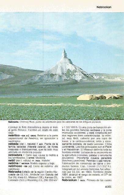 LAMINA 11263: Chinney Rock Estados Unidos