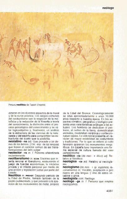 LAMINA 11267: Pintura rupestre de Tassili Argelia