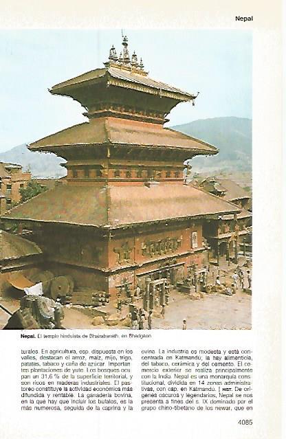 LAMINA 11268: Templo hindu de Bhairabanath Nepal