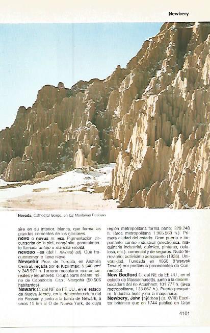 LAMINA 11272: Cathedral Gorge Estados Unidos