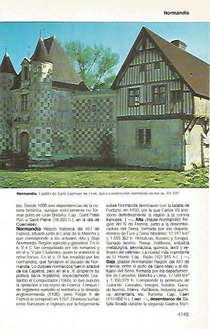 LAMINA 11279: Castillo de Saint Germain de Livet Francia