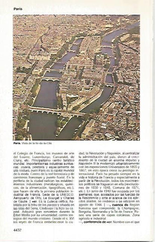 LAMINA 11295: Vista aerea de Paris