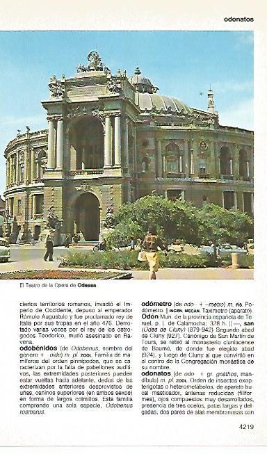 LAMINA 11322: Teatro de la Opera de Odessa Ucrania