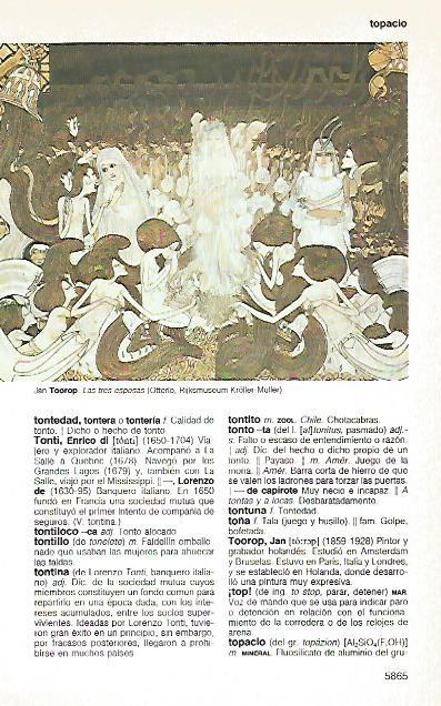 LAMINA 11327: Las tres esposas por Jan Toorop