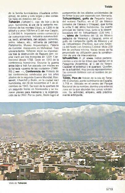 LAMINA 11345: Vista de Teheran Iran