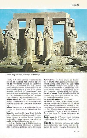 LAMINA 11346: Patio de Ramses II en Tebas Egipto