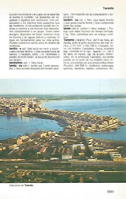LAMINA 11351: Vista aerea de Tarento Italia