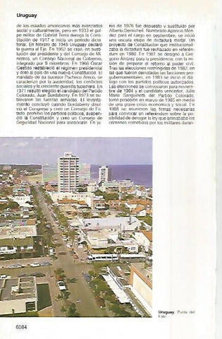 LAMINA 11376: Punta del Este Uruguay