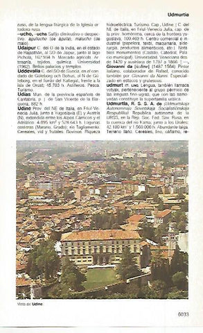 LAMINA 11386: Udine Italia