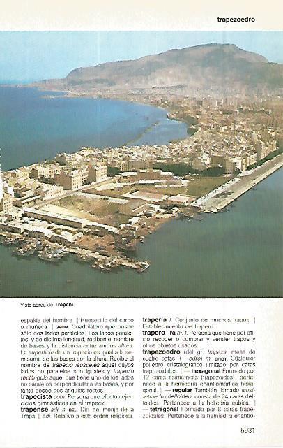 LAMINA 11399: Vista aerea de Trapani Italia