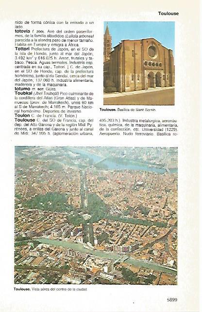 LAMINA 11402: Vista y Basilica de Toulousse Francia