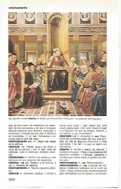 LAMINA 11407: San Agustin enseña retorica en Roma por Gozzoli