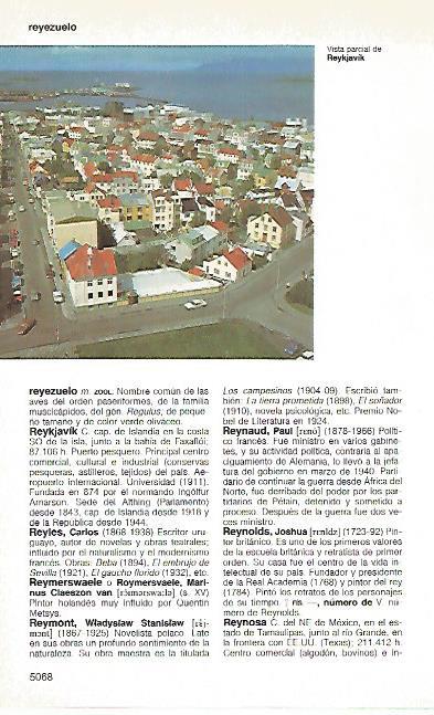 LAMINA 11411: Reykjavik Islandia