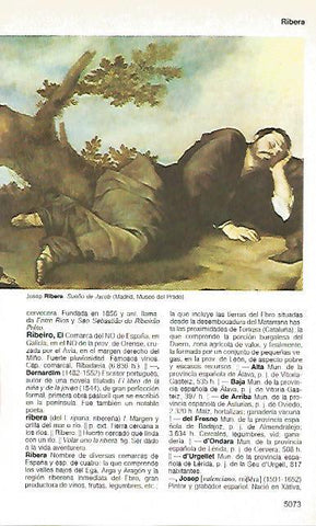 LAMINA 11413: Sueño de Jacob por Josep Ribera