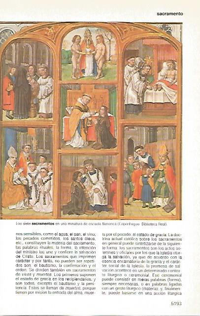 LAMINA 11429: Los siete sacramentos