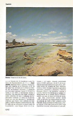 LAMINA 11438: Isla de Upolu Samoa