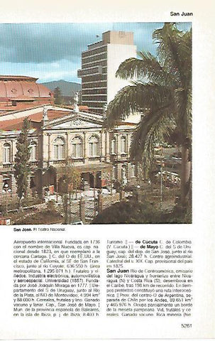 LAMINA 11444: Teatro Nacional de San Jose Costa Rica
