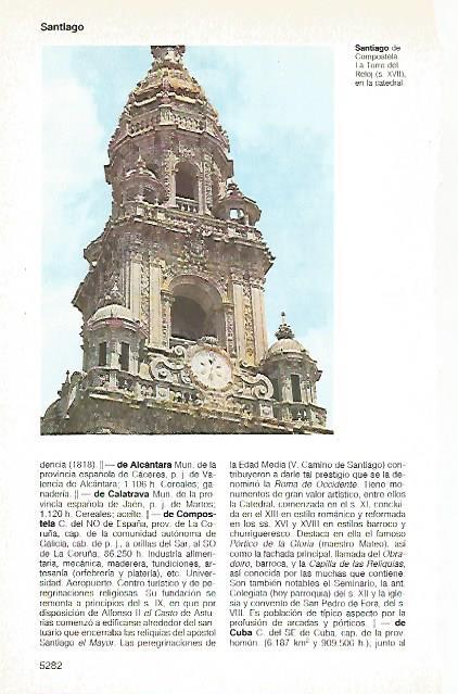 LAMINA 11449: Torre del Reloj en Santiago de Compostela