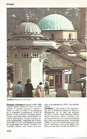 LAMINA 11452: Mezquita de Bascarsija en Sarajevo