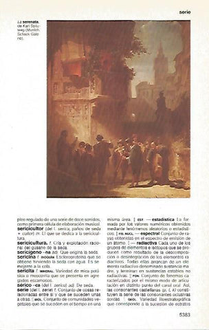 LAMINA 11463: La serenata por Karl Spitzweg