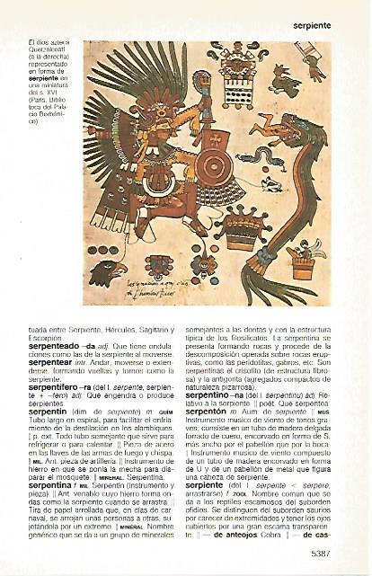 LAMINA 11464: El dios azteca Quetzacoalti