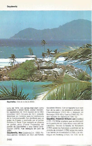 LAMINA 11466: Isla de Mahe en las Seychelles
