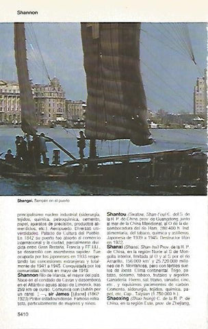 LAMINA 11467: Sampan en el puerto de Shangai