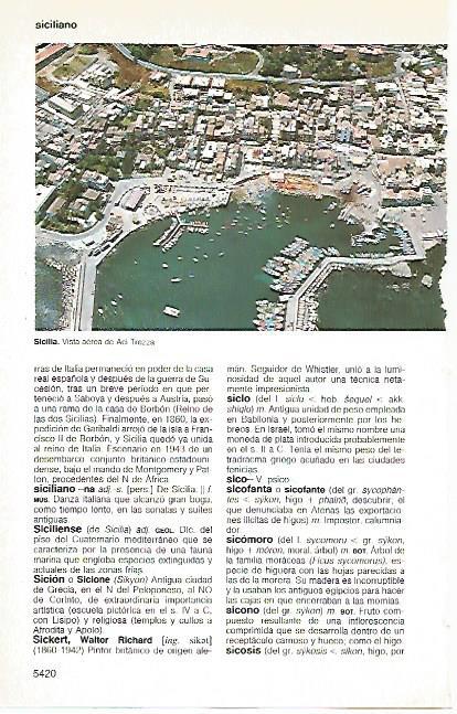 LAMINA 11470: Vista aerea de Aci Trezza Italia
