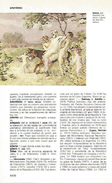 LAMINA 11471: Sileno por Roussel