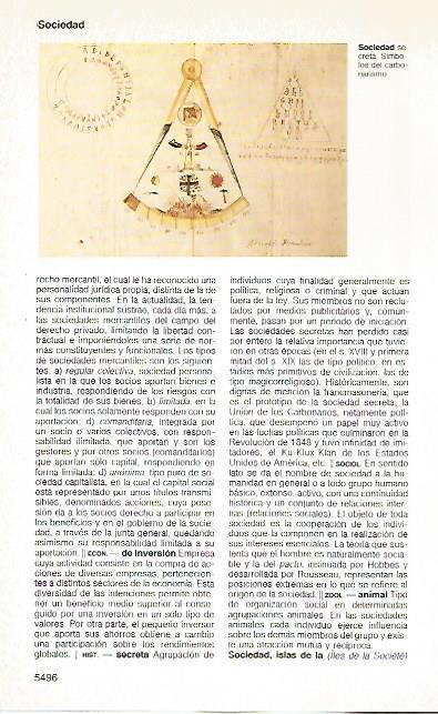 LAMINA 11479: Simbolos del carbonarismo