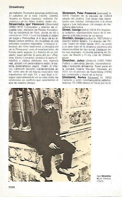 LAMINA 11484: Igor Stravinski en Venecia en 1925