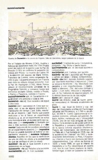 LAMINA 11486: Guerra de Sucesion a la corona de España. Sitio de Barcelona grabado de la epoca