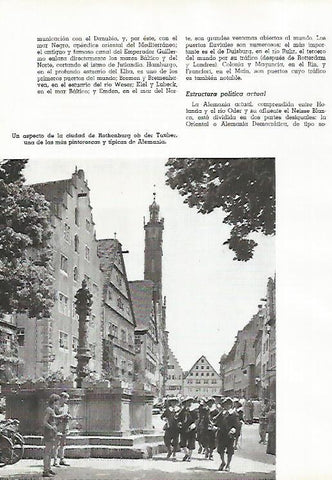 LAMINA 11508: Calle de Rothenburg Alemania