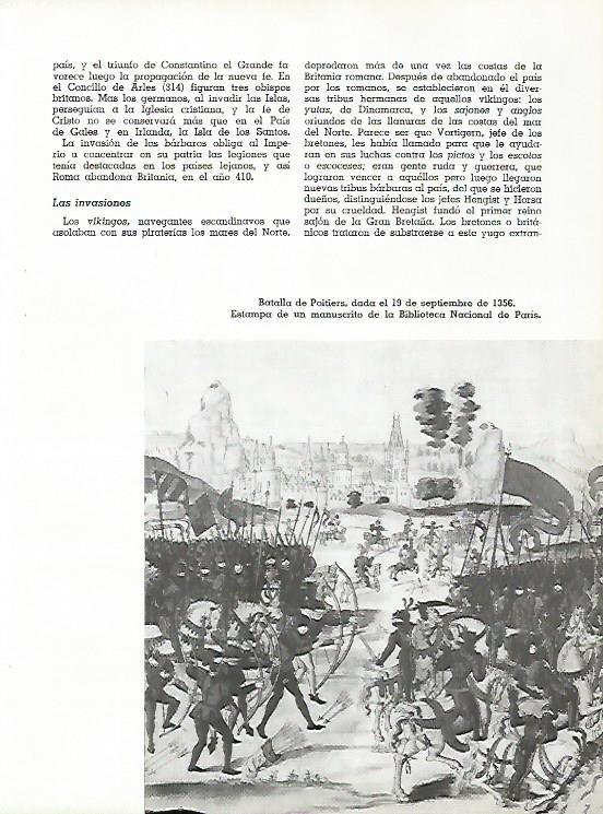 LAMINA 11517: Batalla de Poitiers de 1356