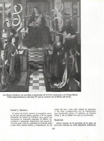 LAMINA 11522: Los Reyes Catolicos con sus hijos