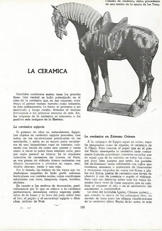 LAMINA 11533: Caballo de la dinastia Tang
