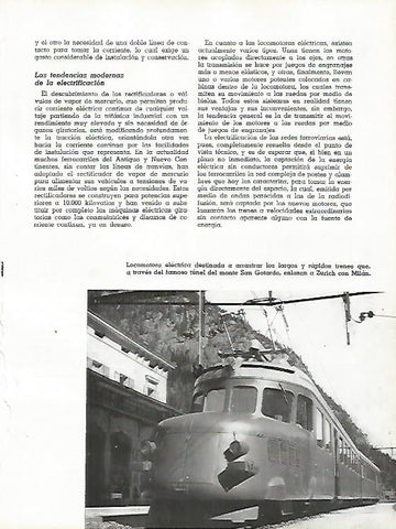 LAMINA 11539: Locomotora del tren que enlaza Zurich y Milan