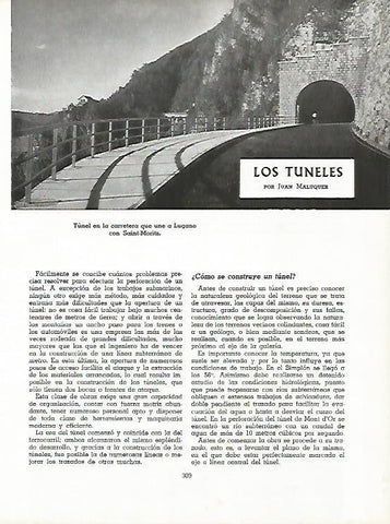LAMINA 11543: Tunel en la carretera Lugano-Saint Moritz