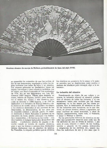 LAMINA 11547: Abanico de encaje de Malinas del siglo XVIII