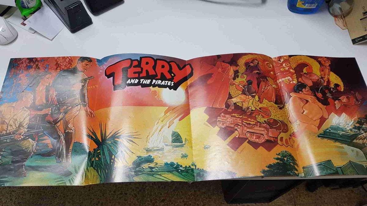 Poster: desplegable de Terry and the Pirates de Milton Caniff