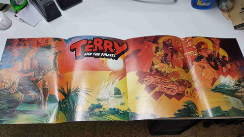 Poster: desplegable de Terry and the Pirates de Milton Caniff
