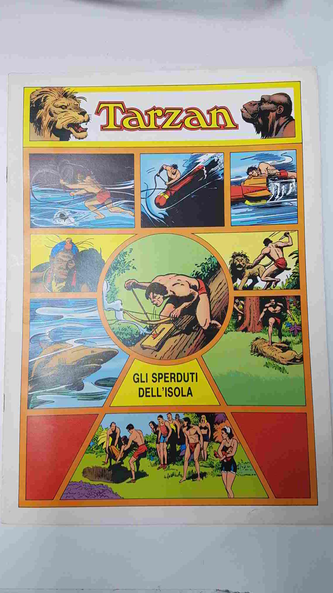 Comic: Tarzan. num 18 Allegato al Fumetto - Gli Sperduti Dell Isola (1989)